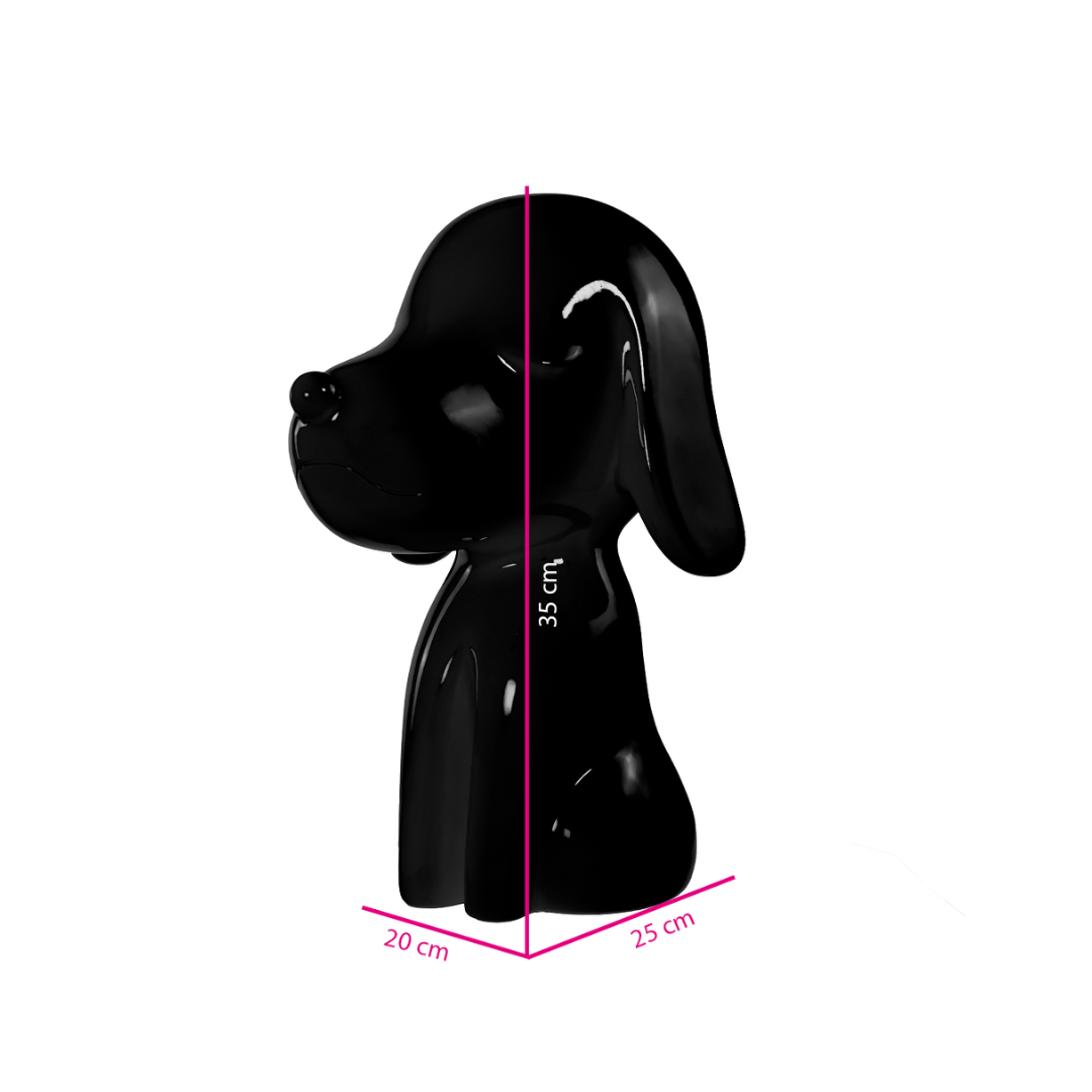 Statua Arturino Laccata Nero - Candyslab