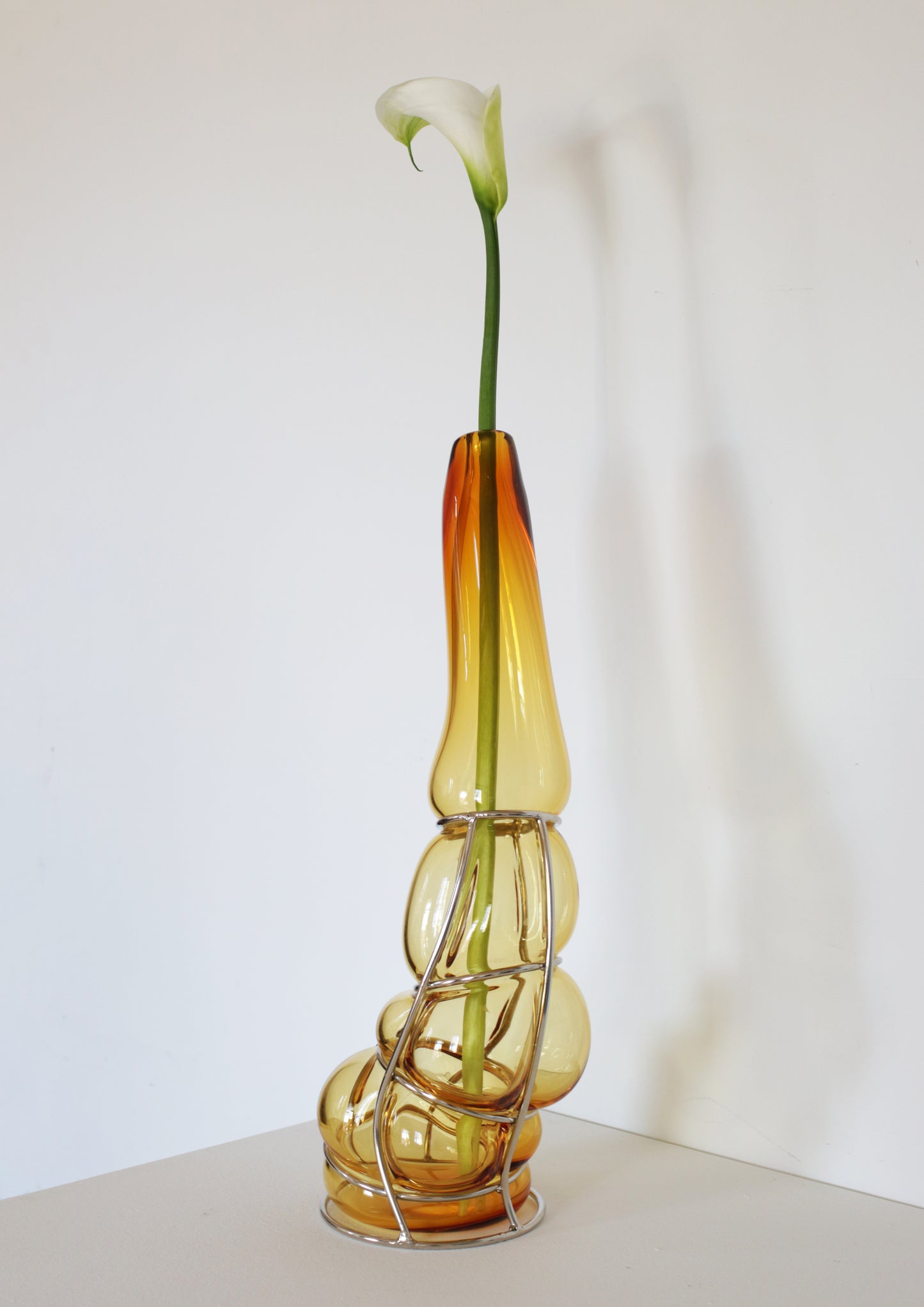 Vaso Babà Ambra intenso sfumato Miele 7/15