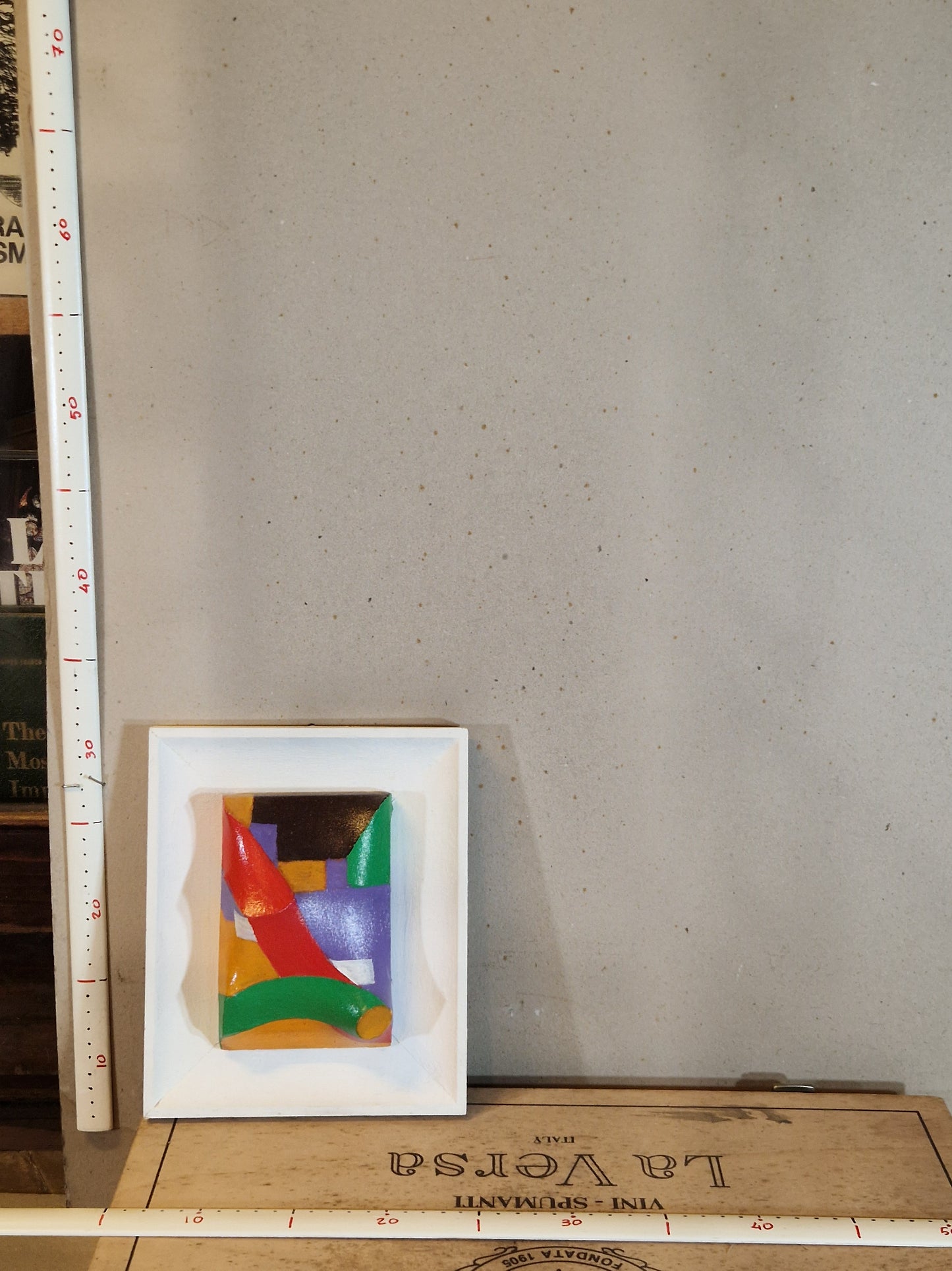 DIAGONALE ROSSA  19x23 cm.