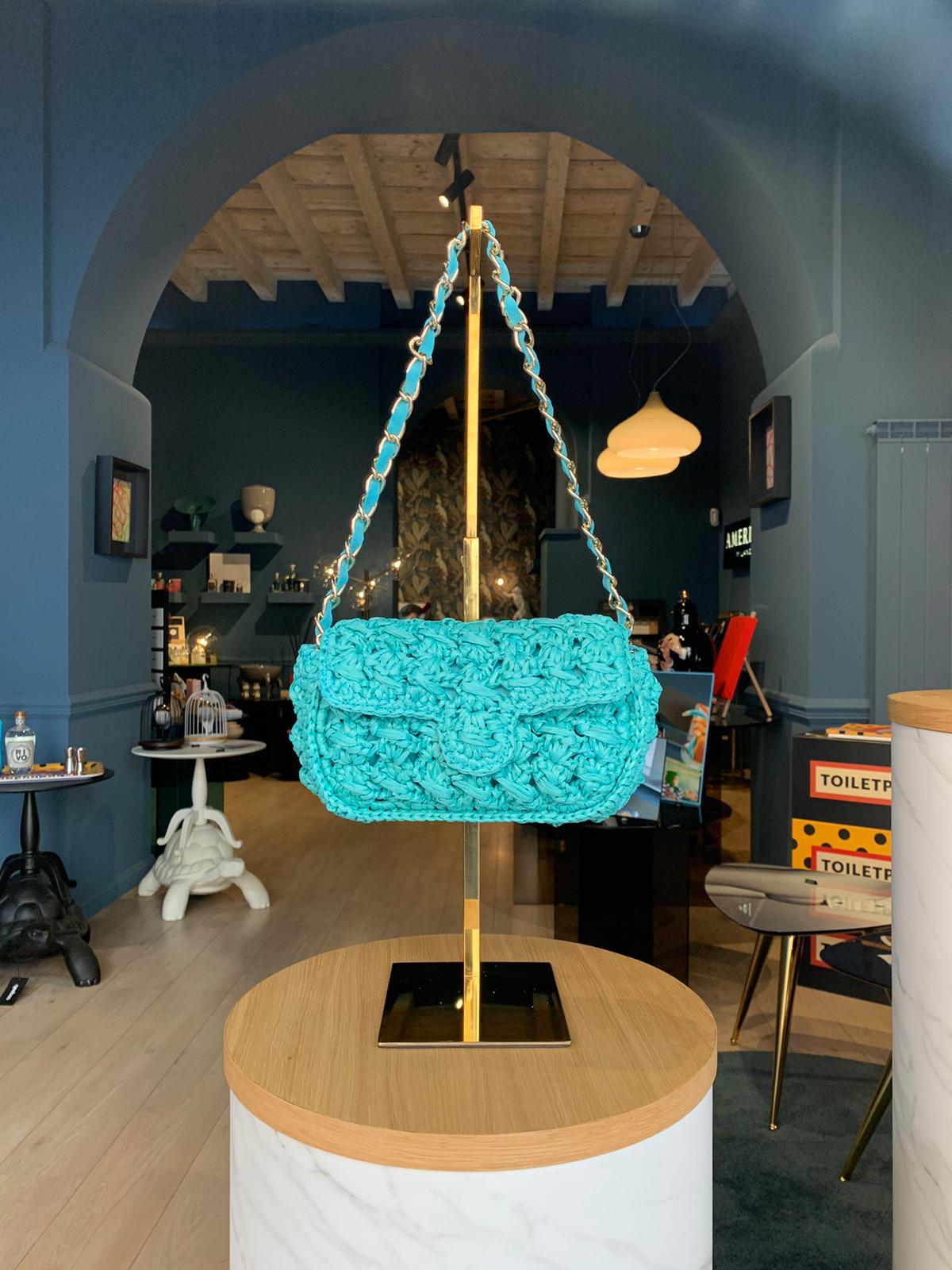 Borsa uncinetto rafia Tiffany