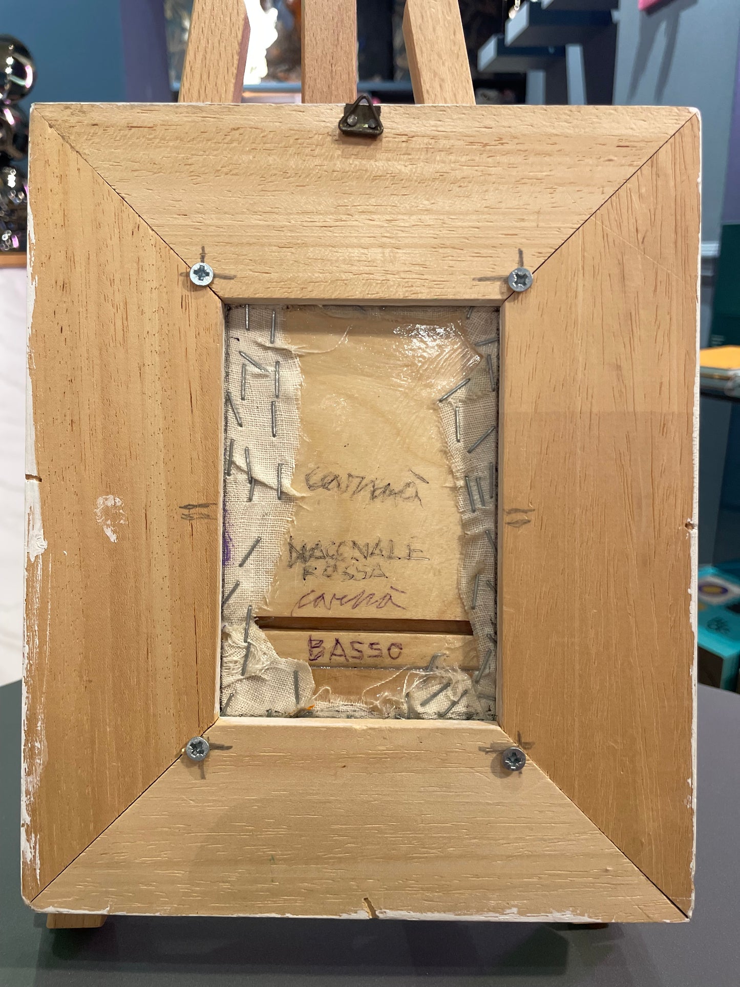 DIAGONALE ROSSA  19x23 cm.