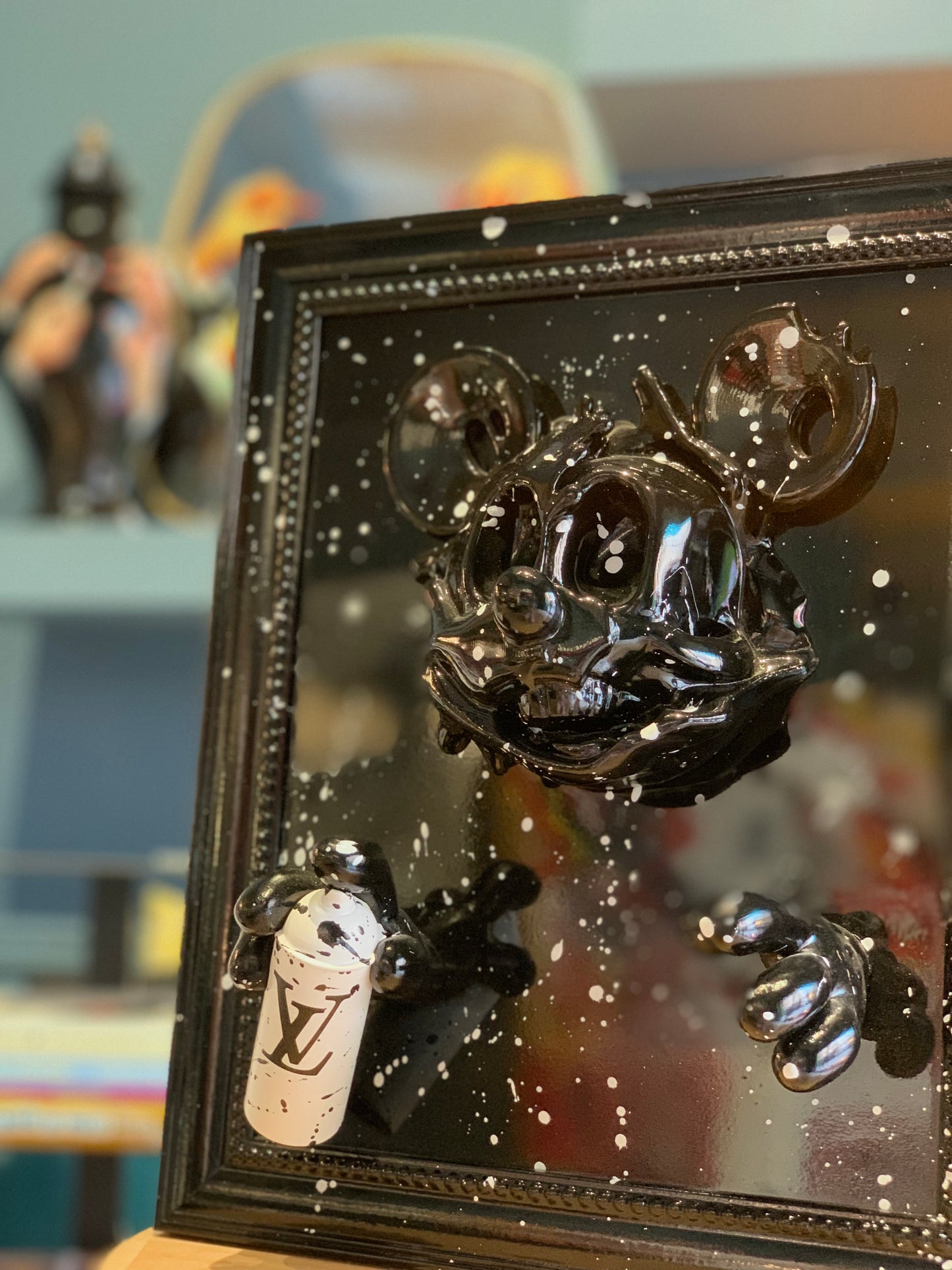 Sticky Square Louis Vuitton nero