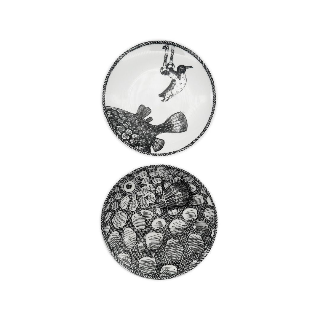 Piattini Montgolfiers Penguin - Aquatic Creatures