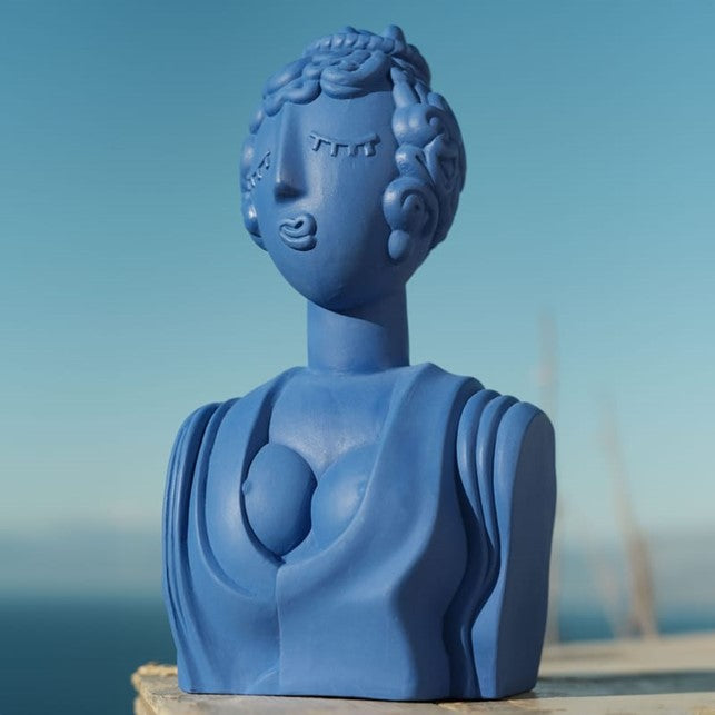 Busto Terracotta Poppea Blue - Seletti
