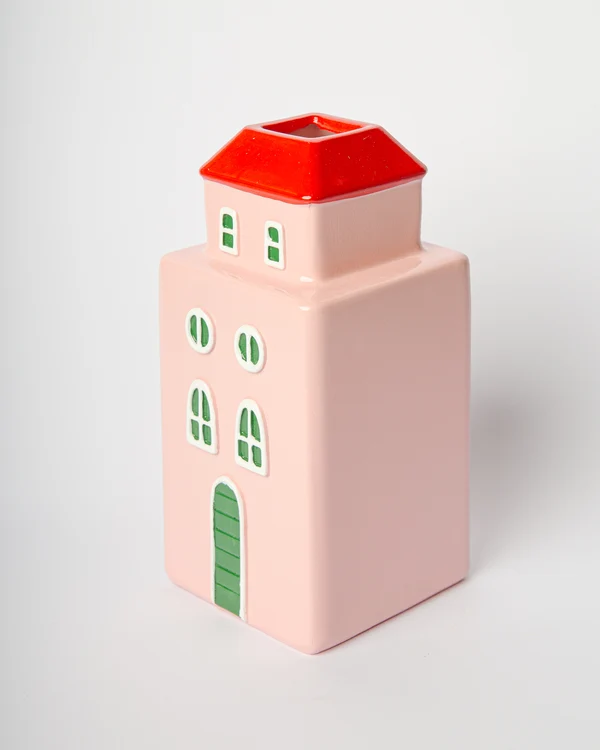 Vaso Palazzo Rosa cm18