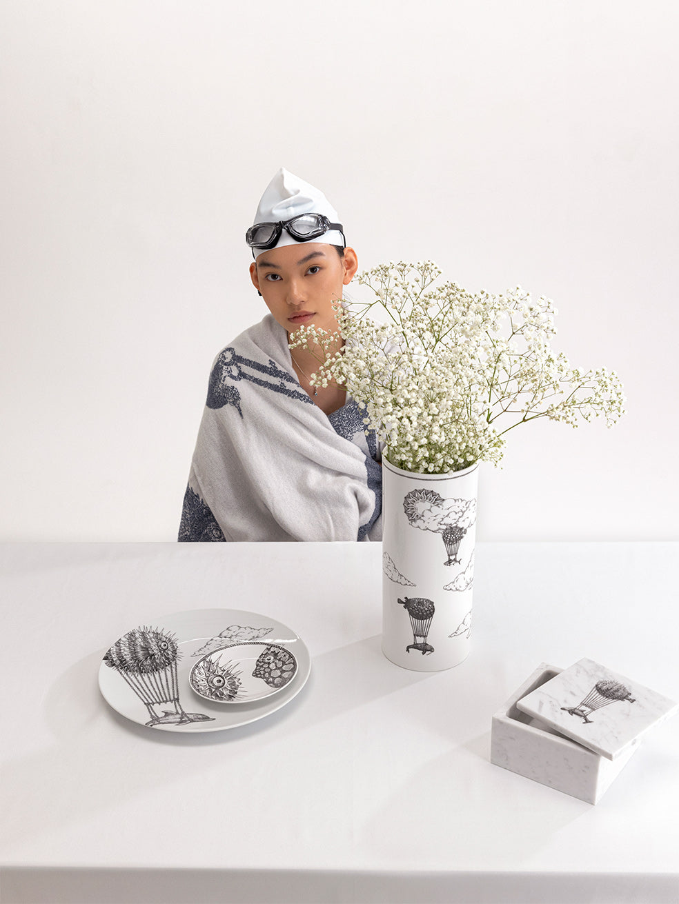Vaso Montgolfiers - Aquatic Creatures