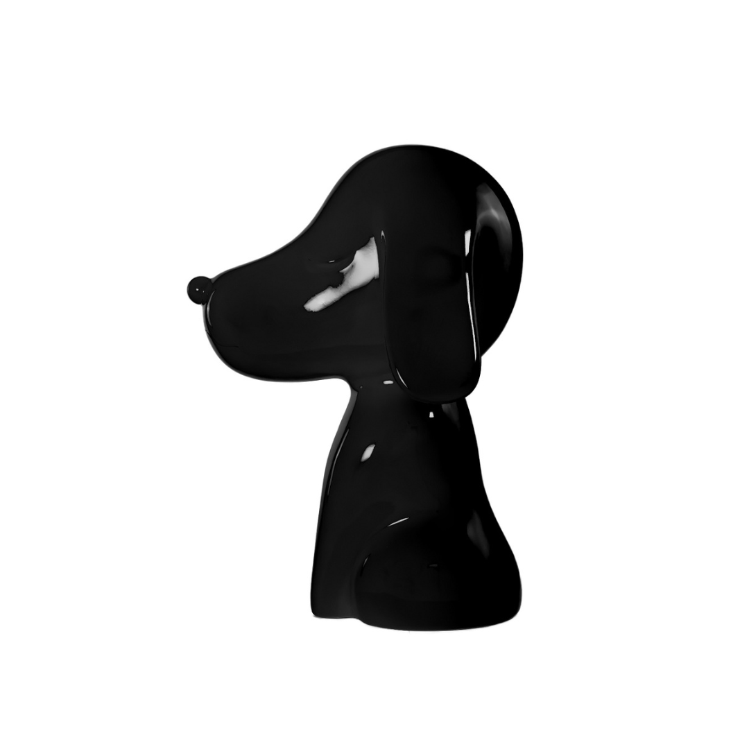 Statua Arturino Laccata Nero - Candyslab