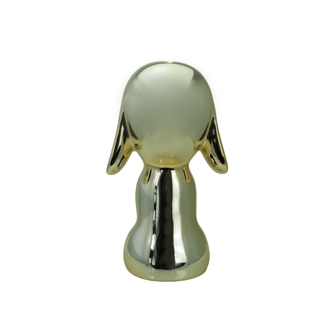 Statua Arturino Cromata Oro - Candyslab