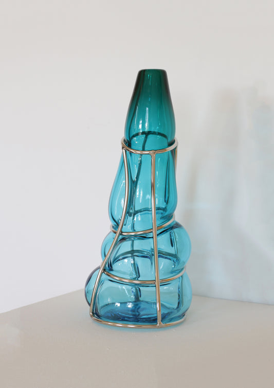 Vaso Babà Azzurro sfumato Acquamare  4/15