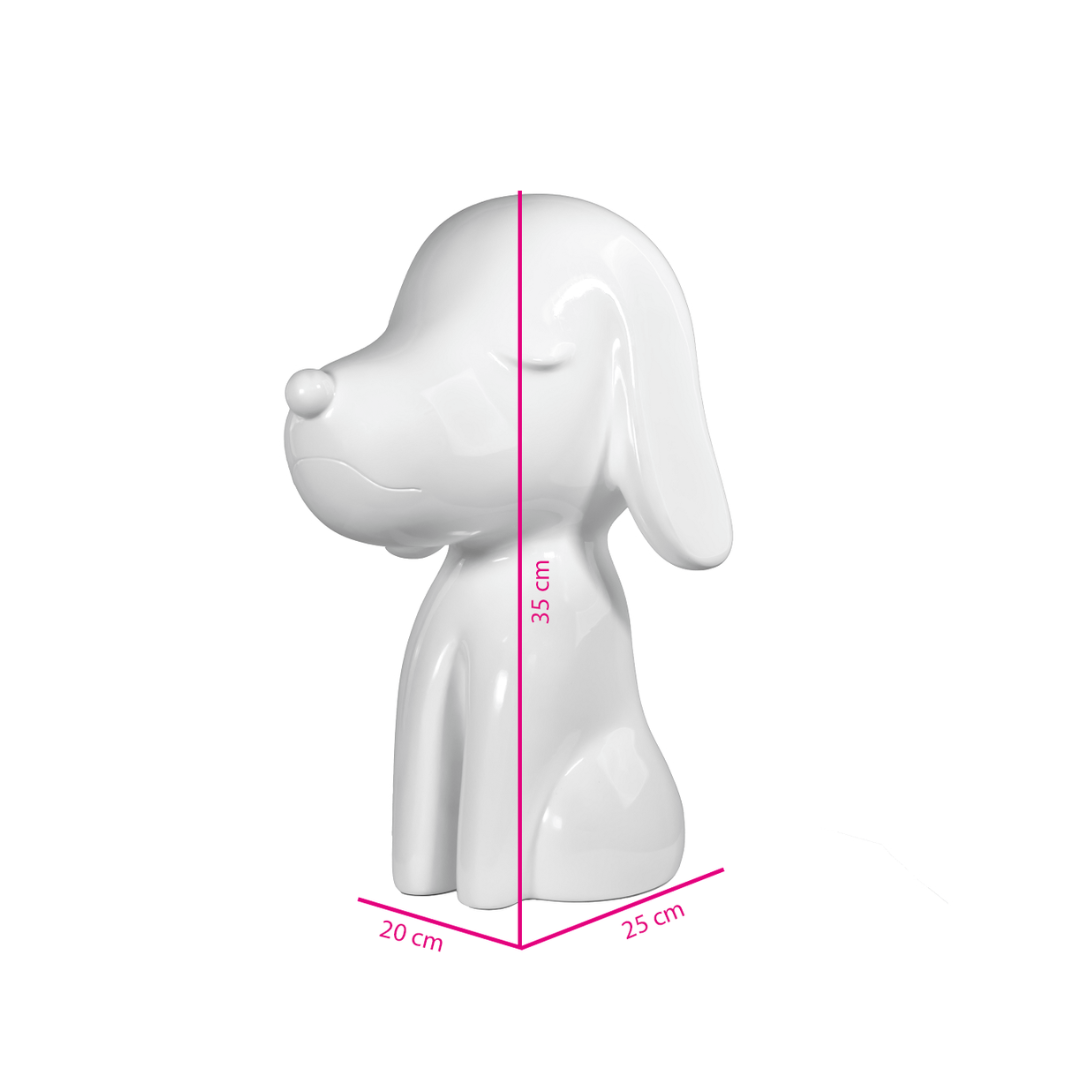 Statua Arturino Laccata Bianco - Candyslab