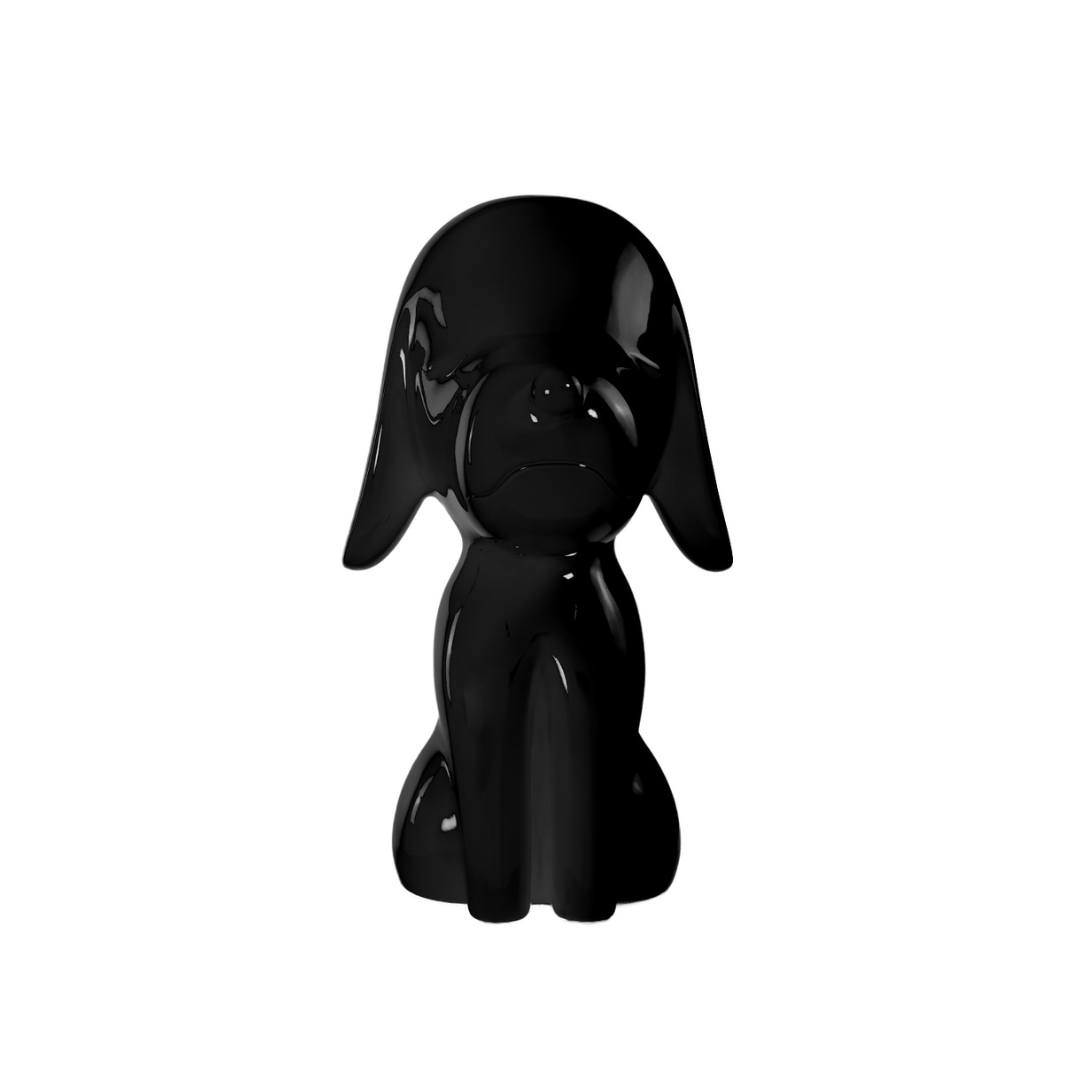 Statua Arturino Laccata Nero - Candyslab