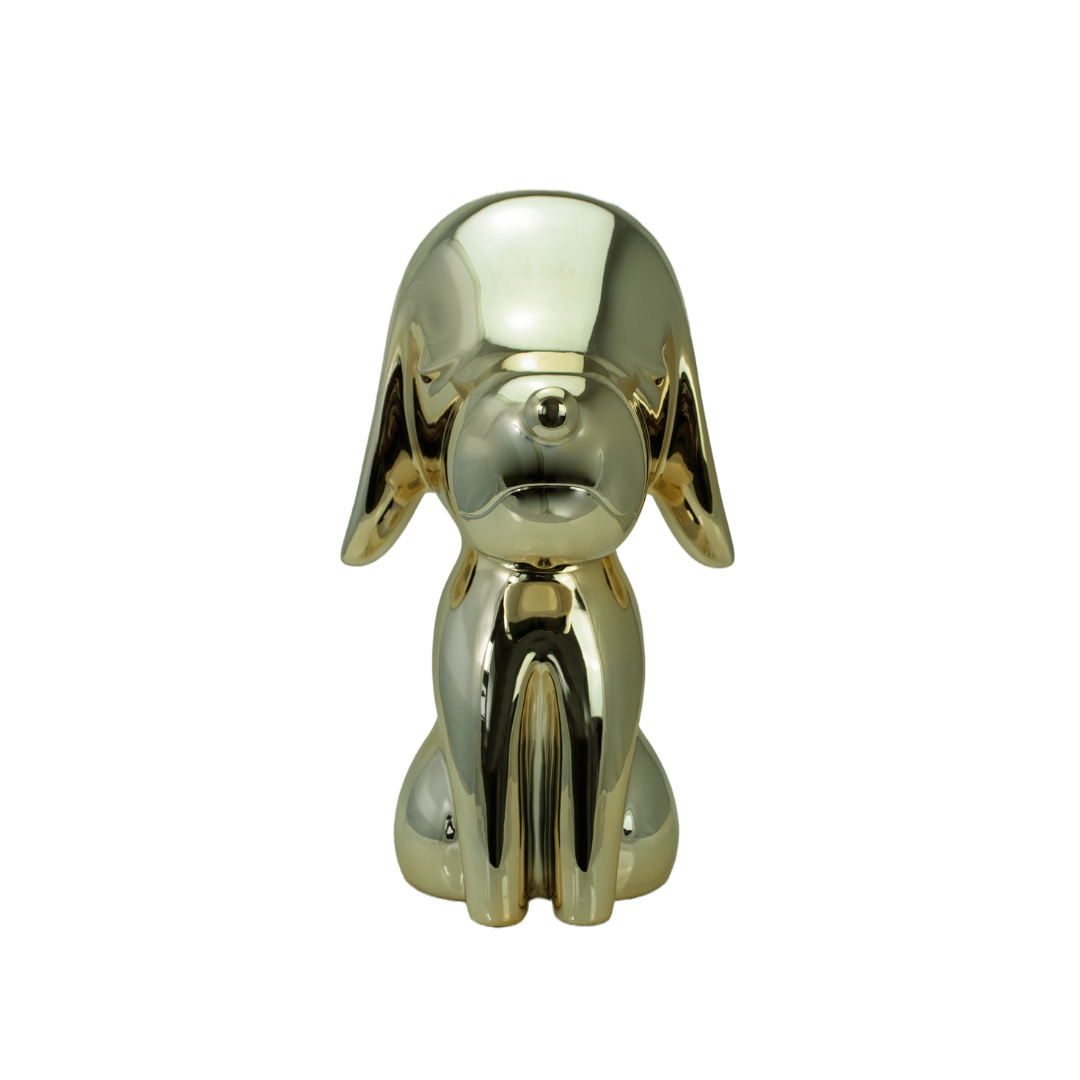 Statua Arturino Cromata Oro - Candyslab