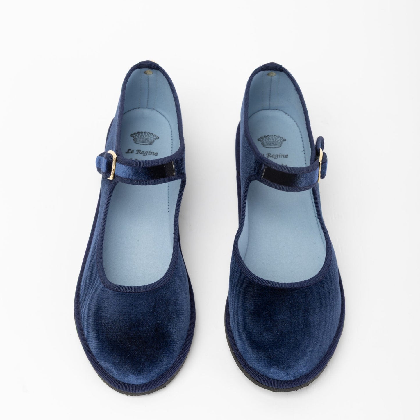 Friulane con laccio Velluto Blu