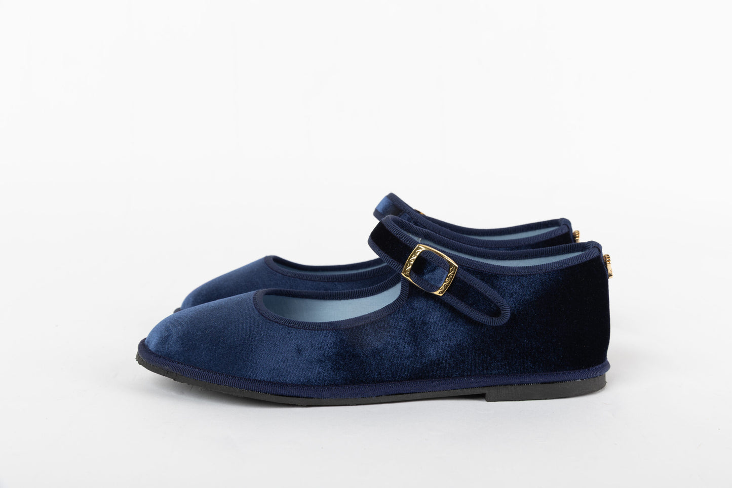 Friulane con laccio Velluto Blu