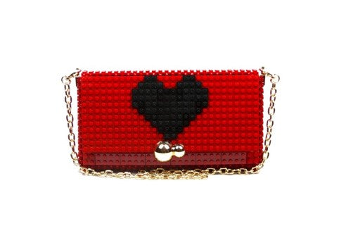Borsa Heart Red
