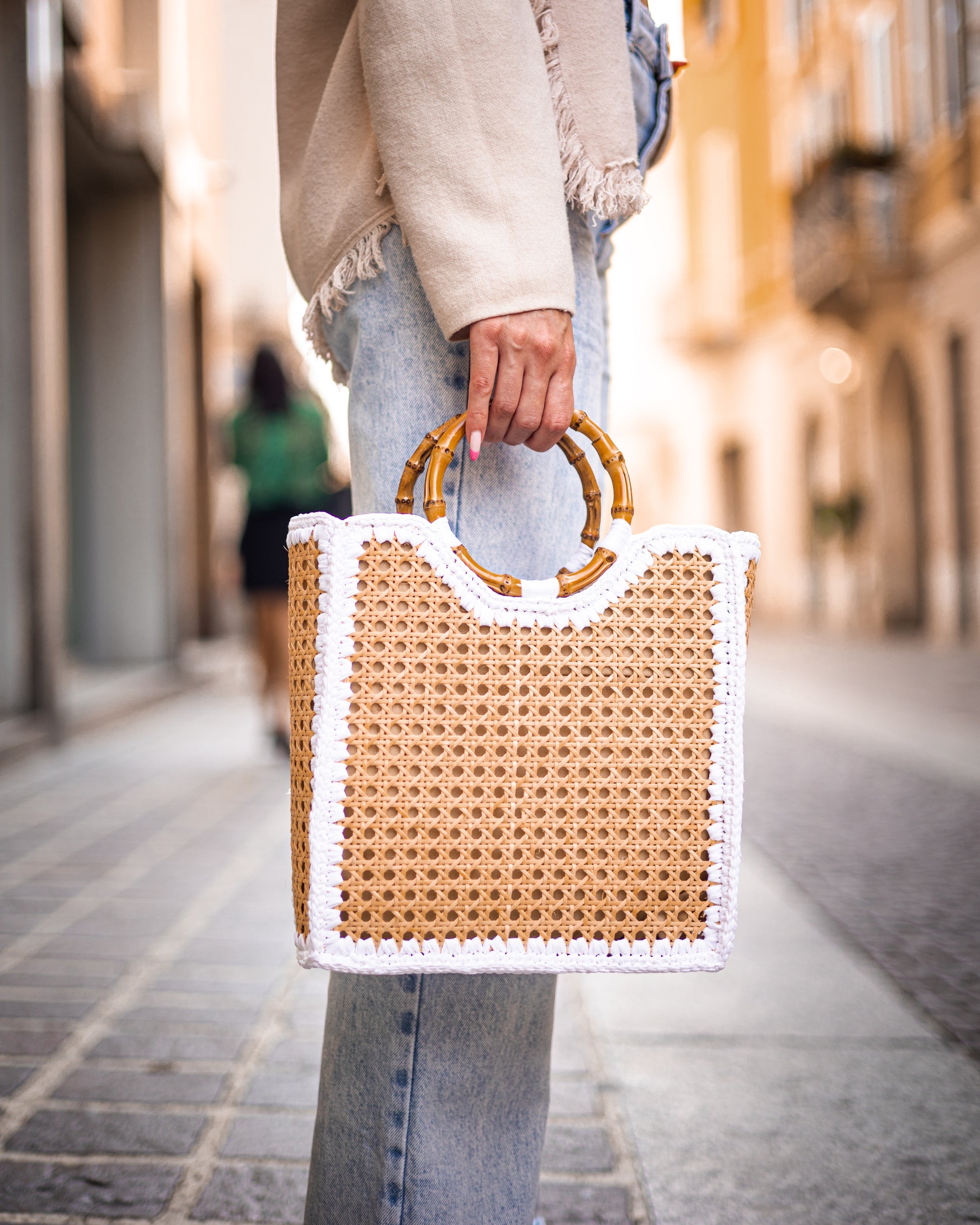 Borsette Borse Da Mare Di Paglia Gelsomini Borse Di Paglia Da Mare