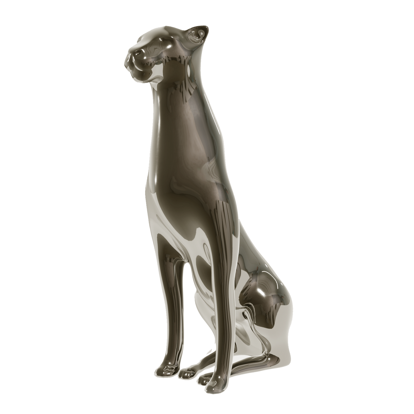 Statua Kira Cromata Bronzo - Candyslab