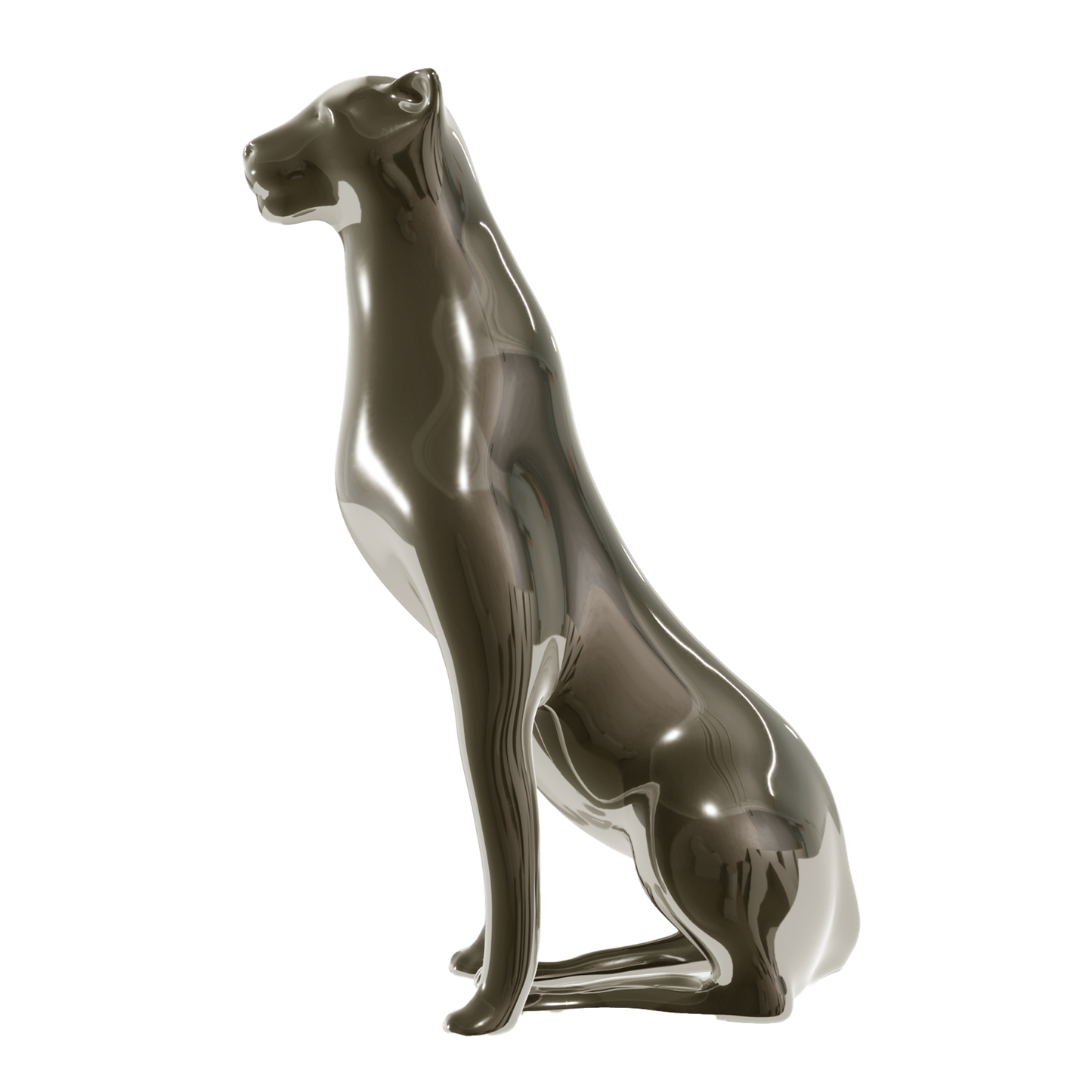 Statua Kira Cromata Bronzo - Candyslab