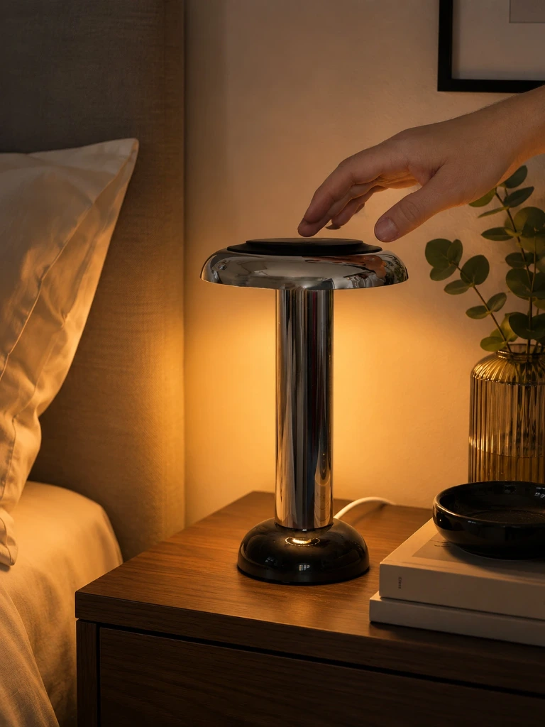 Lampada PL6 Cromo- SOWDEN