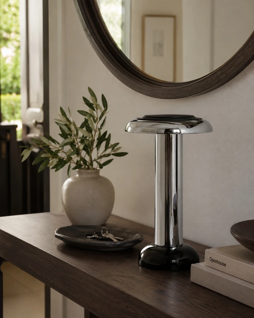 Lampada PL6 Cromo- SOWDEN