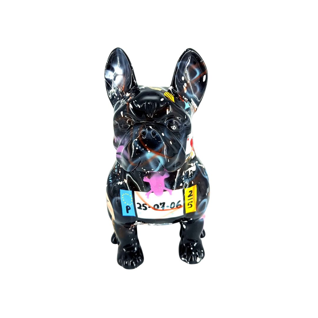 Scultura Seated Bulldog Diamond - JuliArte