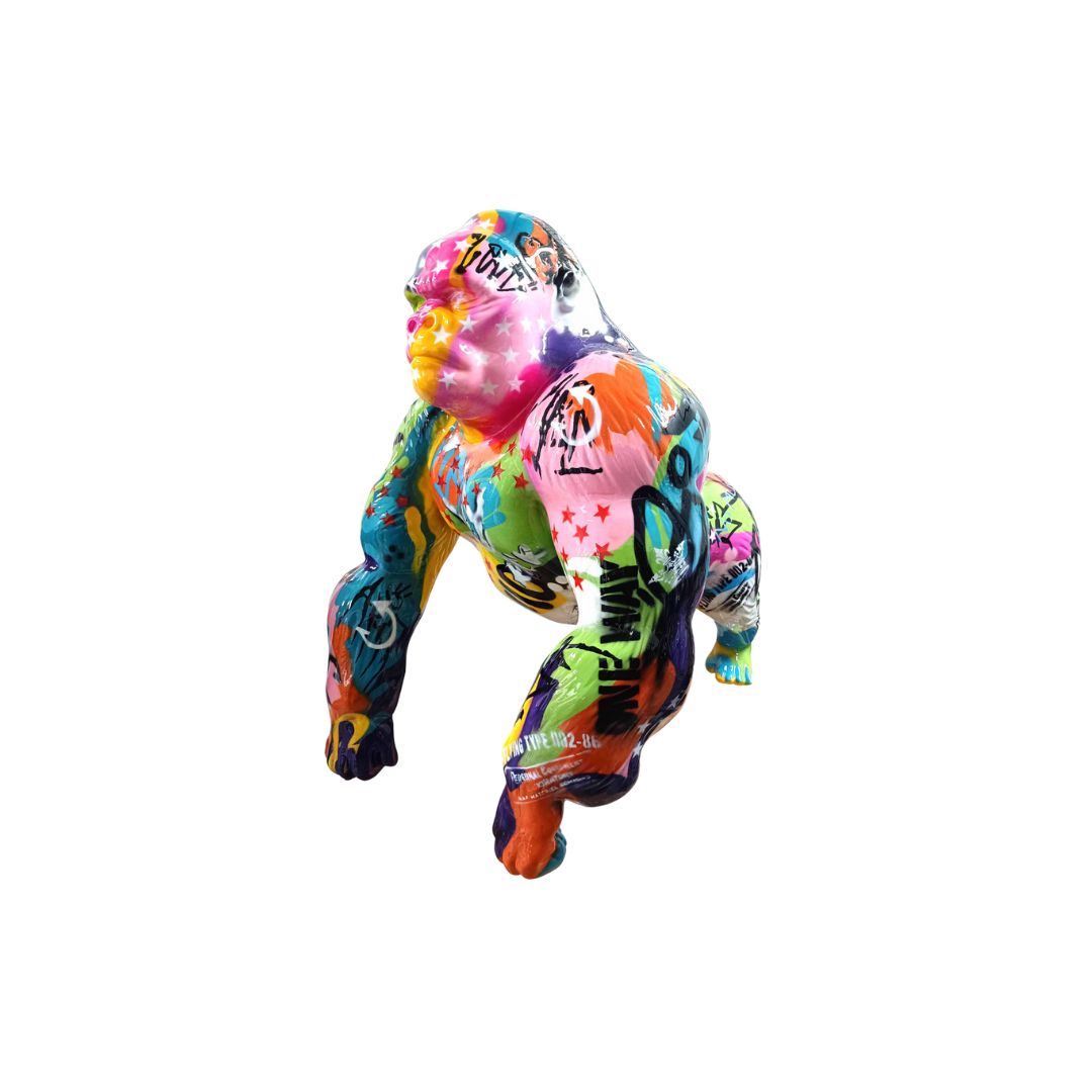 Scultura Gorila Graf Rock - JuliArte