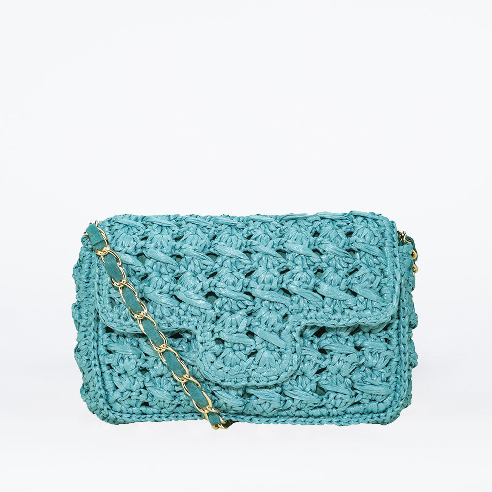 Borsa all'uncinetto in rafia Tiffany – Amerigo Concept Store