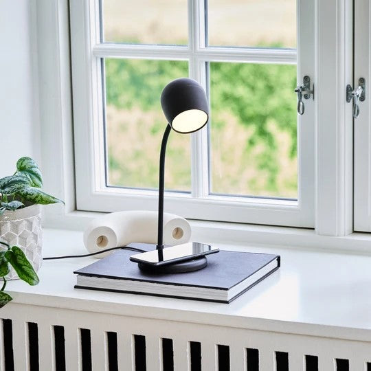 Ellie Black-Lamp, charger & speaker