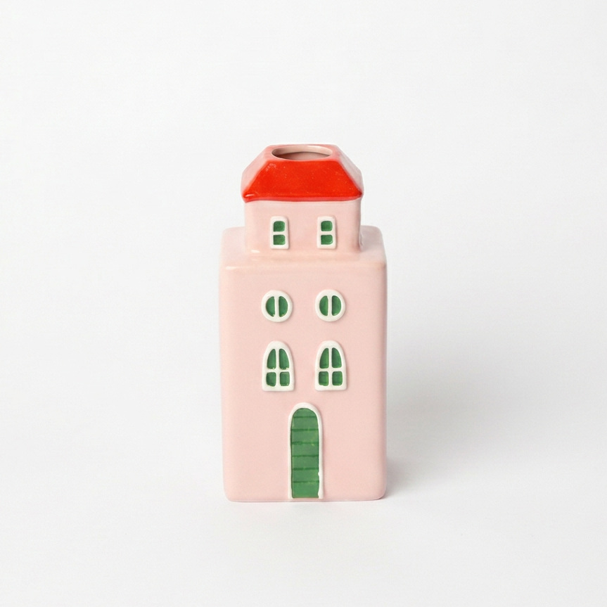 Vaso Palazzo Rosa cm18