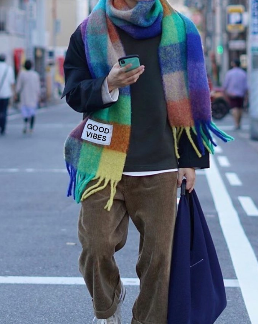 Sciarpa A Quadri In Lana Alpaca Multicolore Bensimon - Donna | Place Des Tendances - Foto 7