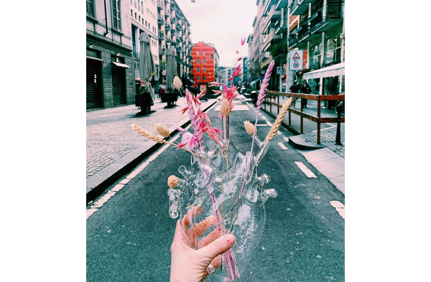 VASO CUORE VETRO - SELETTI